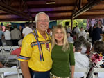 19. Aug 31 - with former Principal Chief Bill John Baker (who is also a fellow Nancy Ward descendant) at the Cherokee National Holiday State of the Nation Address, Tahlequah, OK
